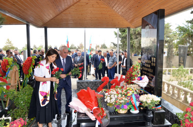 Antiterror əməliyyatları zamanı şəhid olmuş kiçik leytenant Tural Cahangirovun əziz xatirəsinə həsr olunmuş anım mərasimi keçirilmişdir