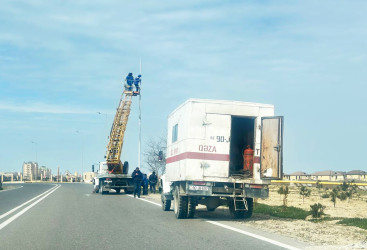 Pirallahı rayonunda “Şəhərsalma və Memarlıq İli” çərçivəsində abadlıq-quruculuq işləri davam edir