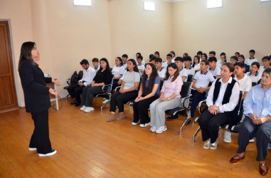 “Güclü gənclik, sağlam gələcək” mövzusuna həsr olunmuş maarifləndirici tədbir keçirilmişdir