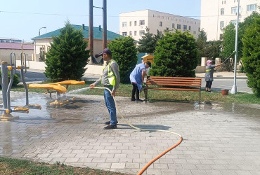 Pirallahı rayonunda növbəti iməcilik aksiyası keçirildi