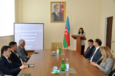 Pirallahı rayonunda  Dövlət idarəçiliyində, kütləvi informasiya vasitələrində Azərbaycan ədəbi dilinin düzgün tətbiq olunması məqsədilə maarifləndirmə tədbiri keçirilib