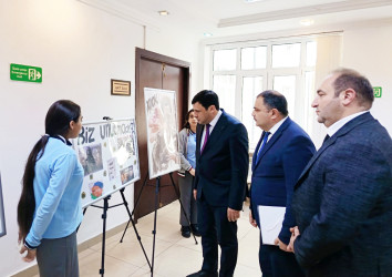 Təhsil müəssisələrində Xocalı Soyqırımının 34-cü ildönümünə həsr olunmuş  silsilə tədbirlər keçirilib