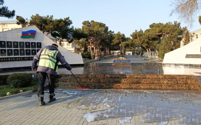 “Novruz bayramını təmiz şəhərlə qarşılayaq” devizi ilə iməcilik aksiyası keçirildi