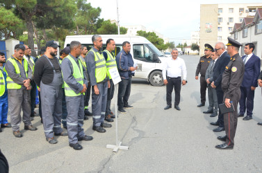 Ərazi mülki müdafiə qüvvələri ilə xəbərdarlıq toplanış məşqi keçirildi