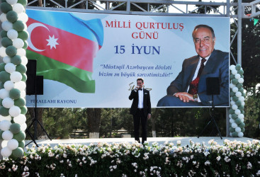 15 İyun-Milli Qurtuluş Günü münasibətilə təntənəli ümumrayon tədbiri keçirilmişdir