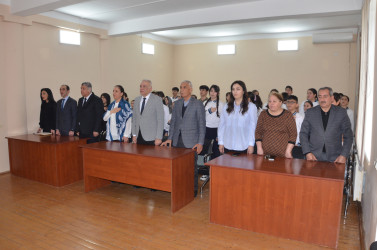 Pirallahı rayonunda Xocalı Soyqırımının 34-cü ildönümünə həsr olunmuş anım tədbiri keçirildi