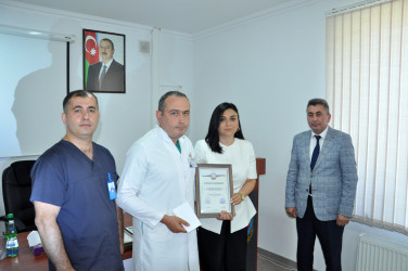 “17 İyun – Tibb İşçilərinin Peşə Bayramı Günü” münasibətilə tədbir keçirilib