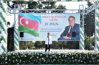 15 İyun-Milli Qurtuluş Günü münasibətilə təntənəli ümumrayon tədbiri keçirilmişdir