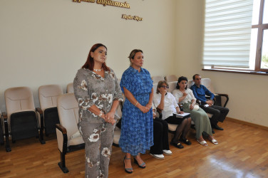 Pirallahı Rayon İcra Hakimiyyətində yeni tədris ili və  qarşıdan gələn əlamətdar tarixlərlə bağlı görüş keçirilib