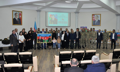 Şəhid baş leytenant Vüsal Babayevin əziz xatirəsinə həsr olunmuş  anım tədbiri keçirilmişdir