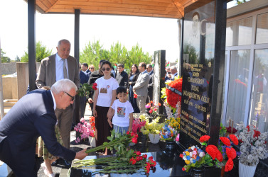 Pirallahı rayonunda şəhid Tural Cahangirovun doğum günü ehtiramla anılıb