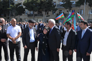 Pirallahı rayonunda Şəhidlə vida mərasimi keçirilib