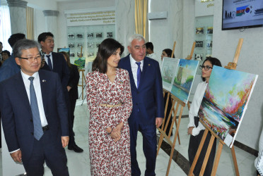Koreya Respublikasının səfiri və nümayəndə heyəti Pirallahı rayonunda səfərdə olub