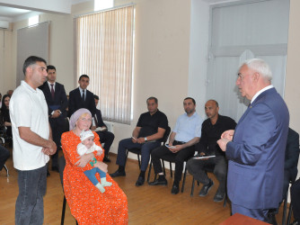 Pirallahı rayonunda səyyar qəbullar davam etdirilir