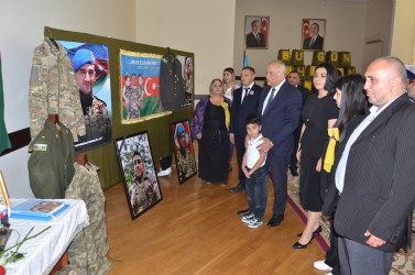 Şəhid Cahangirov Tural Qələmhüseyn oğlunun xatirəsinə həsr olunmuş anım tədbiri keçirildi