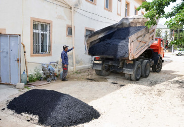 Pirallahı rayonunda abadlıq-quruculuq işləri davam etdirilir