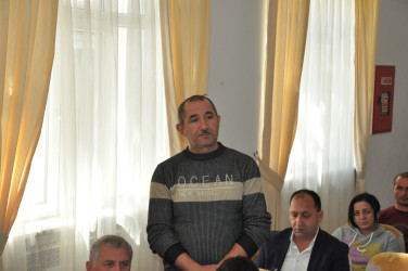 Gürgən qəsəbəsinin sakinləri ilə növbəti səyyar görüş keçirildi