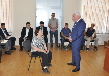Pirallahı rayonunda səyyar qəbullar davam etdirilir