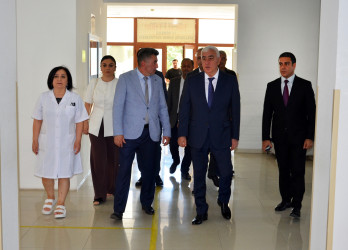 Pirallahı Rayon İcra Hakimiyyətinin başçısı  rayon ərazisində fəaliyyət göstərən sosial obyektlərdə görülən işlərlə tanış olub