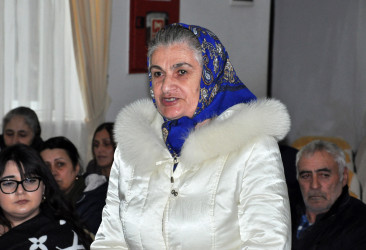 Gürgən qəsəbəsinin sakinləri ilə növbəti səyyar görüş keçirildi