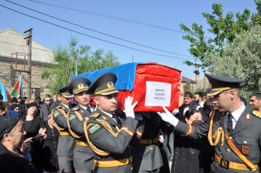 Pirallahı rayonunda Şəhidlə vida mərasimi keçirilib
