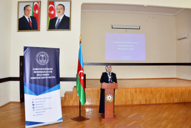 Ümumtəhsil məktəblərinin yuxarı sinif şagirdləri üçün  maarifləndirici tədbir keçirilib