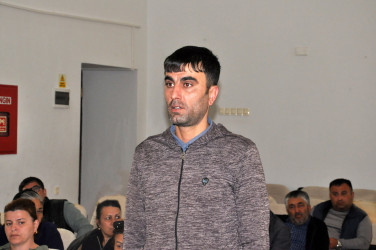 Gürgən qəsəbəsinin sakinləri ilə növbəti səyyar görüş keçirildi