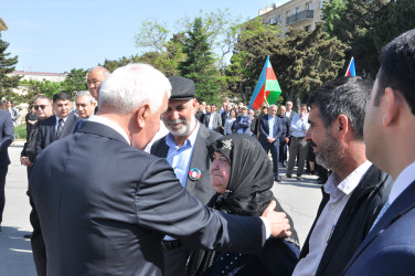 Pirallahı rayonunda Şəhidlə vida mərasimi keçirilib