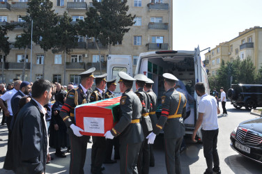 Pirallahı rayonunda Şəhidlə vida mərasimi keçirilib