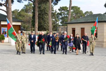 Şəhid baş leytenant Vüsal Babayevin əziz xatirəsinə həsr olunmuş anım tədbiri keçirilmişdir