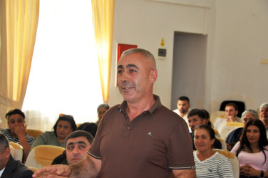 Pirallahı rayonunda növbəti səyyar görüş keçirildi
