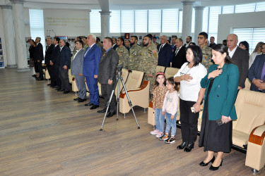 Şəhid baş leytenant Vüsal Babayevin əziz xatirəsinə həsr olunmuş  anım tədbiri keçirilmişdir