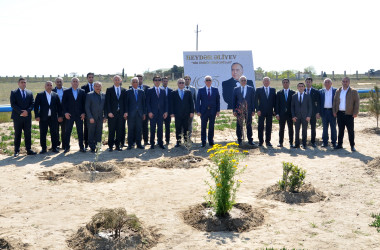 Pirallahı rayonunda Ulu Öndər Heydər Əliyevin anadan olmasının 103-cü ildönümünə həsr olunmuş ağacəkmə aksiyası və  “Heydər Əliyev–Xalqa həsr edilən ömür” başlıqlı tədbir keçirilib