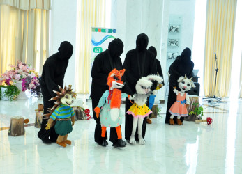 Pirallahı rayonunda Azərbaycan Dövlət Kukla Teatrının təqdimatında  tamaşa nümayiş etdirilib