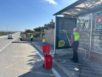 Pirallahı rayonunda növbəti iməcilik aksiyası keçirildi