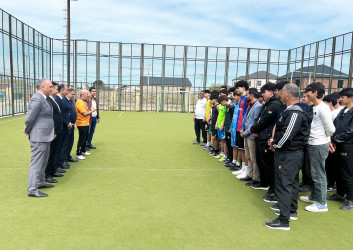 Pirallahı rayonunda Vətən müharibəsi şəhidlərinin xatirəsinə həsr olunmuş minifutbol turniri keçirilib