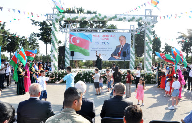 15 İyun-Milli Qurtuluş Günü münasibətilə təntənəli ümumrayon tədbiri keçirilmişdir