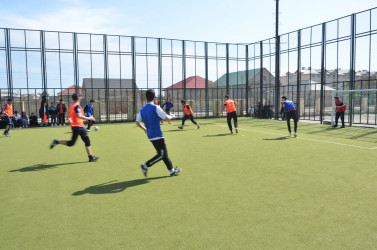 Pirallahı rayonunda məktəblilər arasında mini futbol turnirinə start verilib