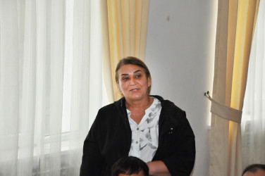 Gürgən qəsəbəsinin sakinləri ilə növbəti səyyar görüş keçirildi