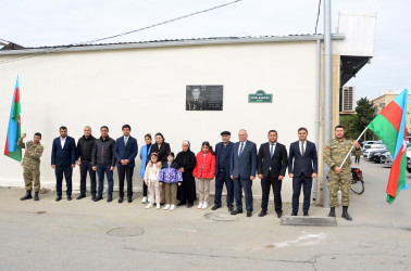 Şəhid baş leytenant Vüsal Babayevin əziz xatirəsinə həsr olunmuş anım tədbiri keçirilmişdir