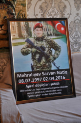 Aprel döyüşləri şəhidi Mehralıyev Sarvan Natiq oğlunun doğum günü münasibəti ilə ailəsi ziyarət edildi
