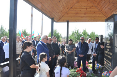 Antiterror əməliyyatları şəhidi Cahangirov Tural Qələmhüseyn oğlunun əziz xatirəsi yad edilib