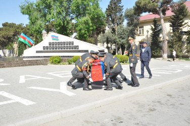 Pirallahı rayonunda Şəhidlə vida mərasimi keçirilib