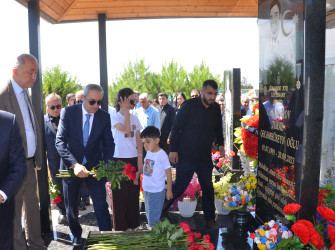 Pirallahı rayonunda şəhid Tural Cahangirovun doğum günü ehtiramla anılıb