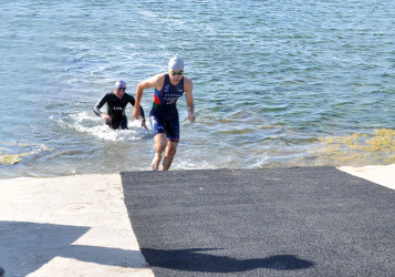 Pirallahıda Triatlon üzrə ölkə çempionatı keçirildi