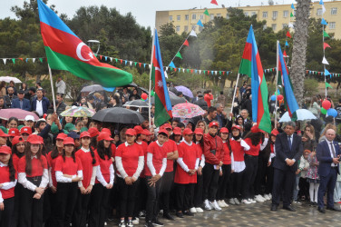 Pirallahı rayonunda Ümummilli lider Heydər Əliyevin 100 illik yubileyi  təntənə ilə qeyd edildi