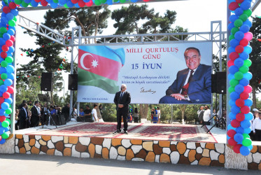 15 iyun-Milli Qurtuluş Günü münasibətilə təntənəli ümumrayon tədbiri keçirilmişdir