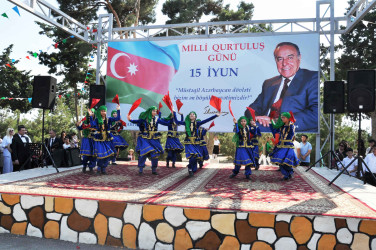 15 iyun-Milli Qurtuluş Günü münasibətilə təntənəli ümumrayon tədbiri keçirilmişdir