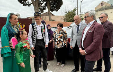 Pirallahı rayonunun 101 yaşlı sakini ziyarət edilib