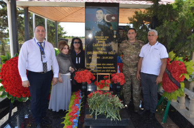 Bu gün antiterror əməliyyatları zamanı şəhid olmuş kiçik leytenant Tural Cahangirovun doğum günüdür